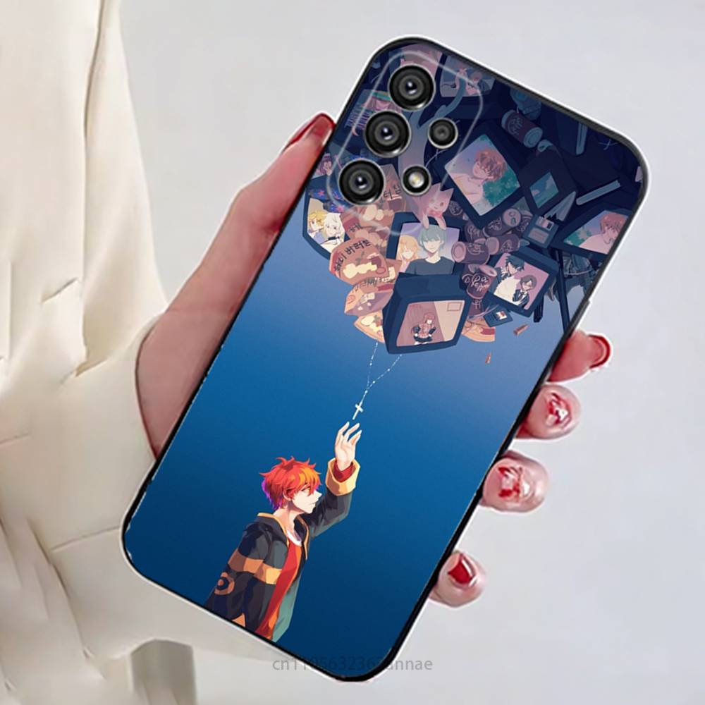 

Anime Mystic Messenger Game 707 Phone Case For Samsung Galaxy A54,34,24,73,53,52,52S,04S,04E,A72 Cover Samsung Note 10 Pro