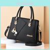 Stylish Pu Leather Handbag For Women With Retro European Design And Multiple Colors