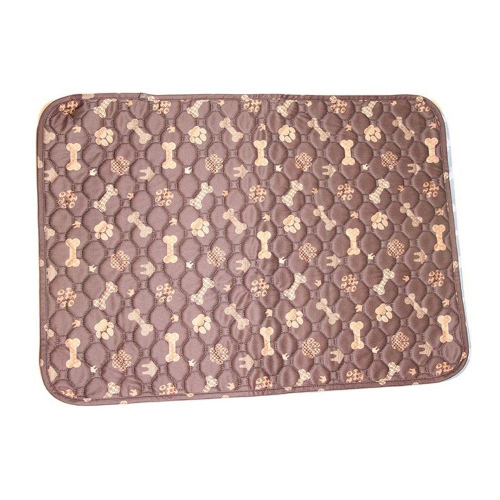 

Стиркаемый коврик для собачьей мочи Абсорбирующий коврик для автомобильного сиденья, дивана, товары для домашних животных, пеленки для мочи, коврик для дома S коричневый