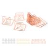 10Pcs Business Card Holder Mini Cute Metal Desktop Message Display Stand for Table Number Photo Memo