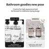 Portable Reusable Bathroom Soap Dispenser Press Type Refillable Wash Dispenser Bottle Leakproof Empty Hand Pump Dispenser Home