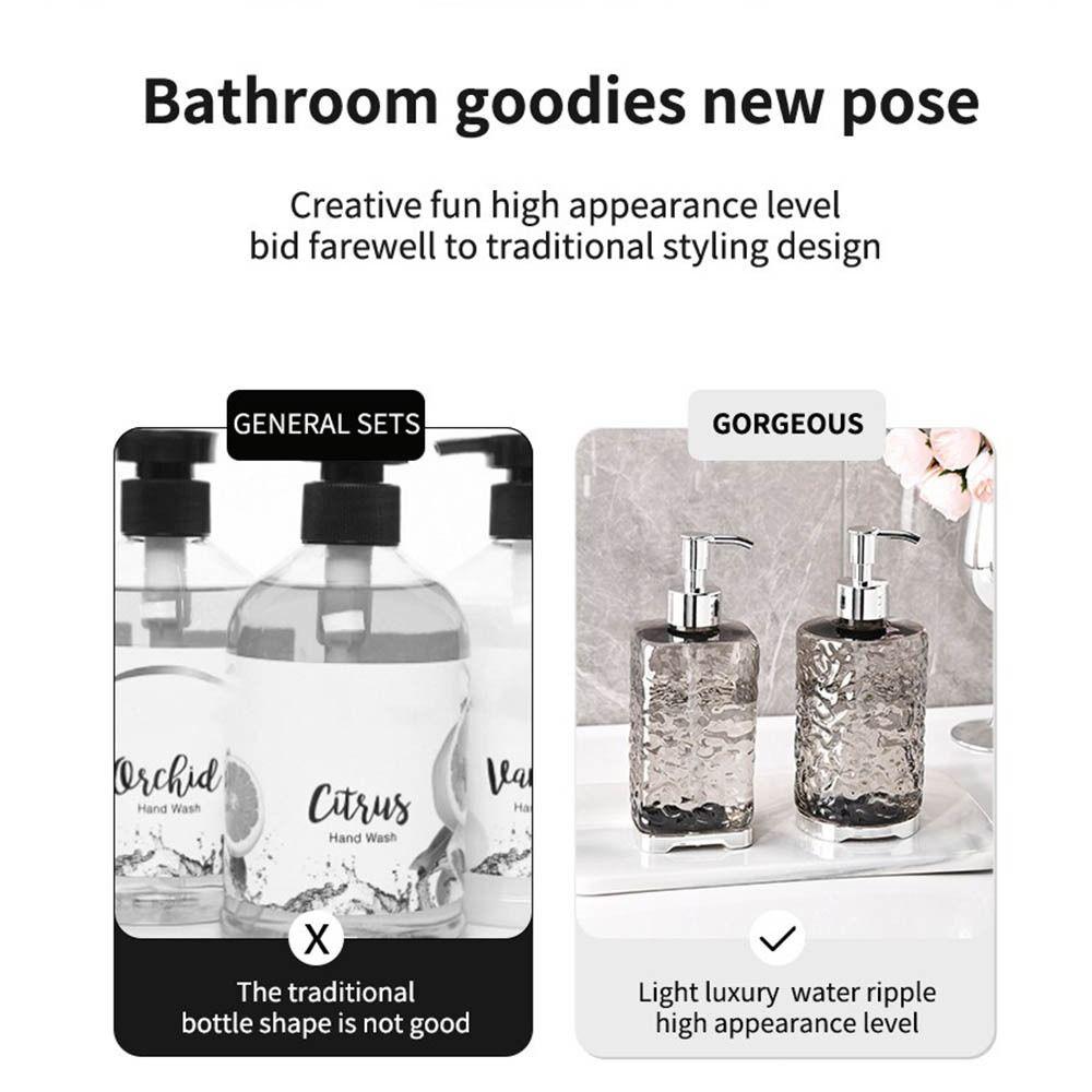 Portable Reusable Bathroom Soap Dispenser Press Type Refillable Wash Dispenser Bottle Leakproof Empty Hand Pump Dispenser Home