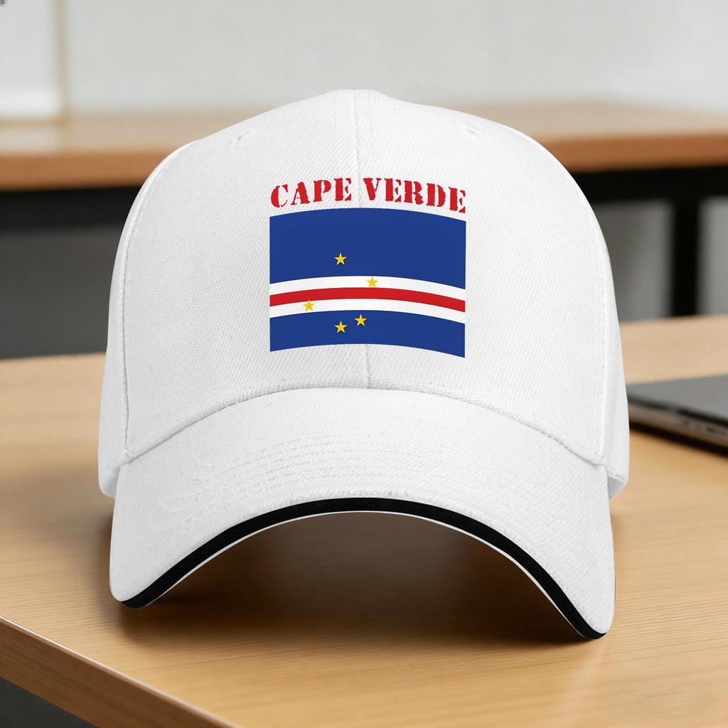 Cape Verde Flag Baseball Cap UnisexTeens Print Trucker Hat Summer Yk Funny Outdoor Sport Dropshipping Baseball Caps