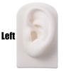Soft Human Ear Model Rack Piercing Tool Earrings Display Stand Silicone Ear Model  Girls Women