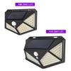 Cross-Border Solar Wall Lamp: Four-Sided Luminous Induction Light for Courtyard and Stairs