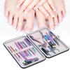 15Pcs Set Portable Nail Clippers Manicure Scissors Grooming Tool Kit Stainless Steel Rustproof