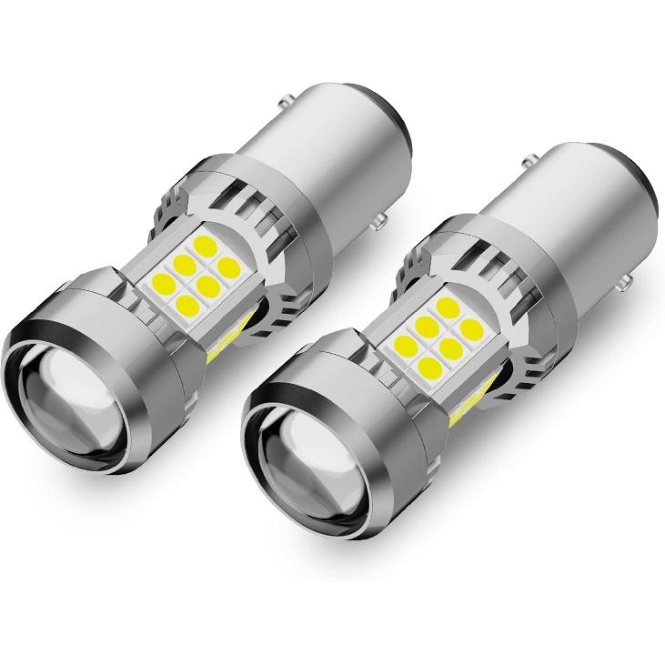 PHINLION 1157 LED Bulbs Amber Yellow Turn Signal Light, Super Bright 7528 2057 1034 2357 LED Lights for Blinker Turn Signal Parking Tail Lights, Pack белый