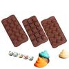 Funny Mini Poop Chocolate Mold 15 Grids Soap Mold Kitchen Gadgets Poop Silicone Mold  Cookies