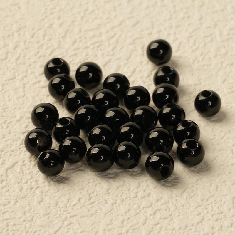 Cuentas de Ágata Roja Natural: Cuentas de Agujero Grande para Pulseras DIY, Collares y Accesorios de Joyería