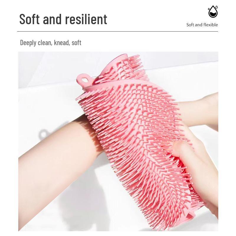 Multifunctional Non-Slip Silicone Bath and Foot Scrubbing Pad