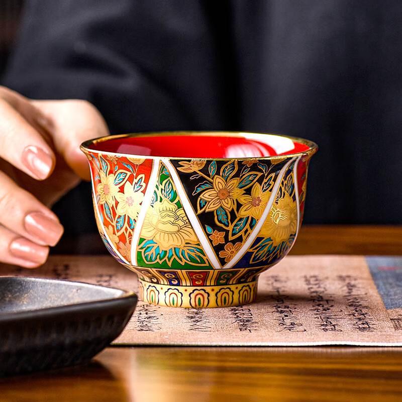 Enamel Ceramic Gaiwan Tea Set