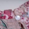 Women Floral Printed Casual Loose Fit Dress Long Sleeve Short O Neck All Match