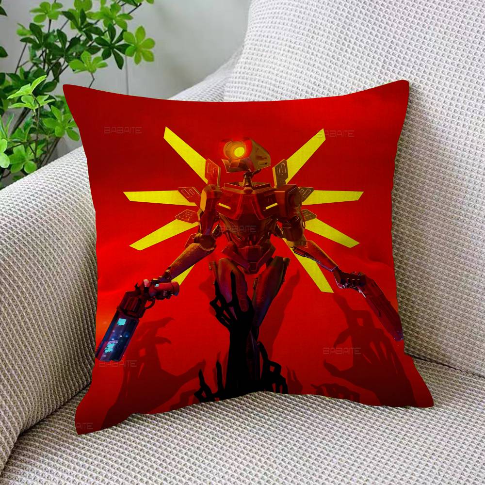 Retro Game UULTRAKILL Cushion Cover Pillowcase Upholstery Sofa Throw Pillow Home Decor Pillowcas