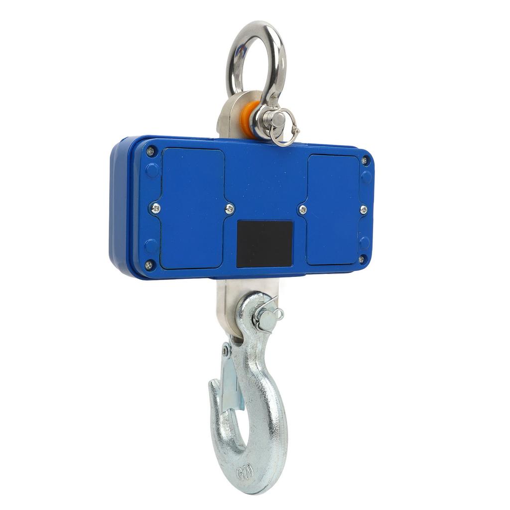 Electronic Crane Scale High Accuracy Sensor LED Screen Wireless Hanging Hook Scale 1500kg Blue