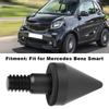 Car Rear Bumper Round Nail Guard Anti Collision Protector Fit for Mercedes Benz SmartBlack