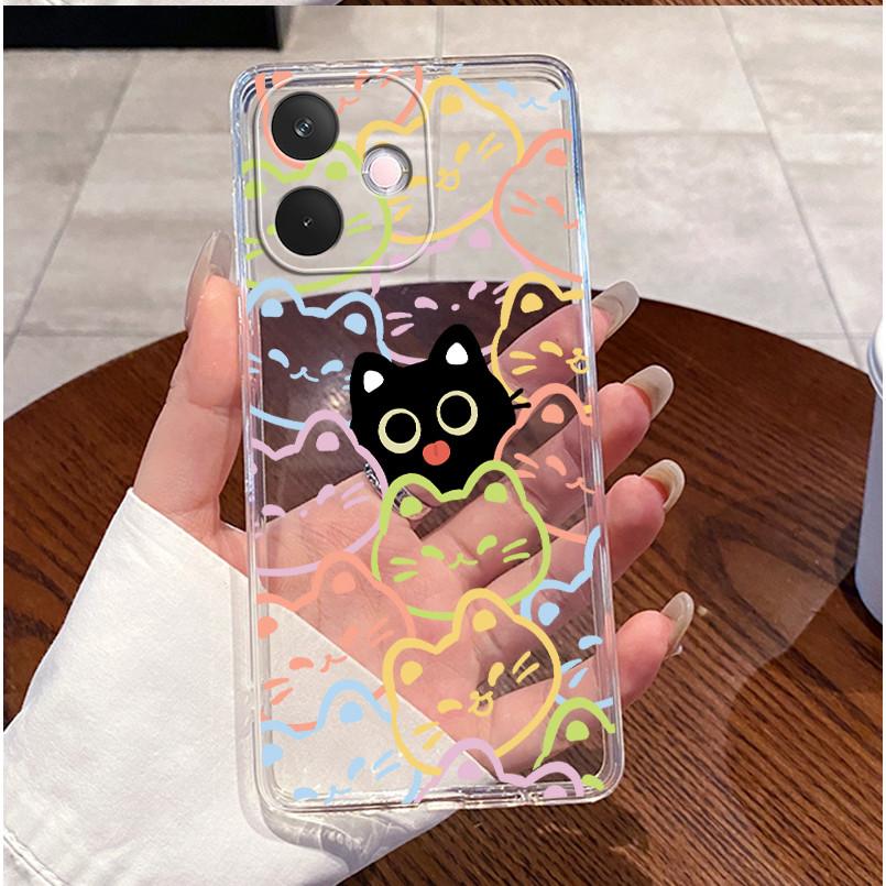 For OPPO A5 Pro 4G 5G 2025 Case Clear Luxury Cute Love Rabbit Funny Cool TPU Soft Silicone Casing For OPPOA5Pro A5Pro Back Cover
