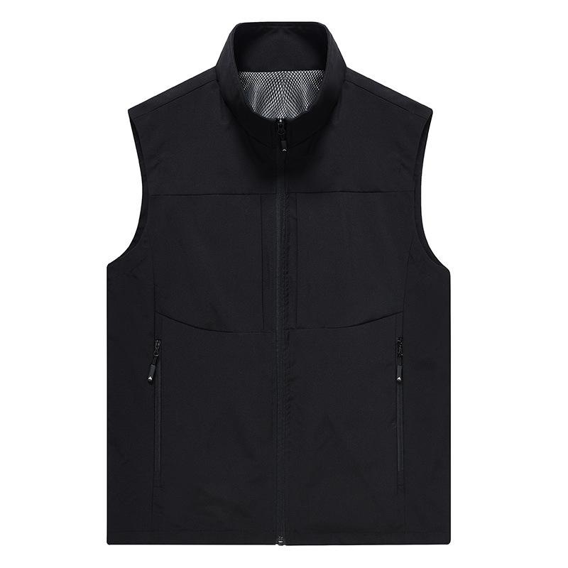 New Vest Vest Jacket for Men Spring and Autumn Thin Vest for Men Outdoor Casual Men Workhorse Clamp