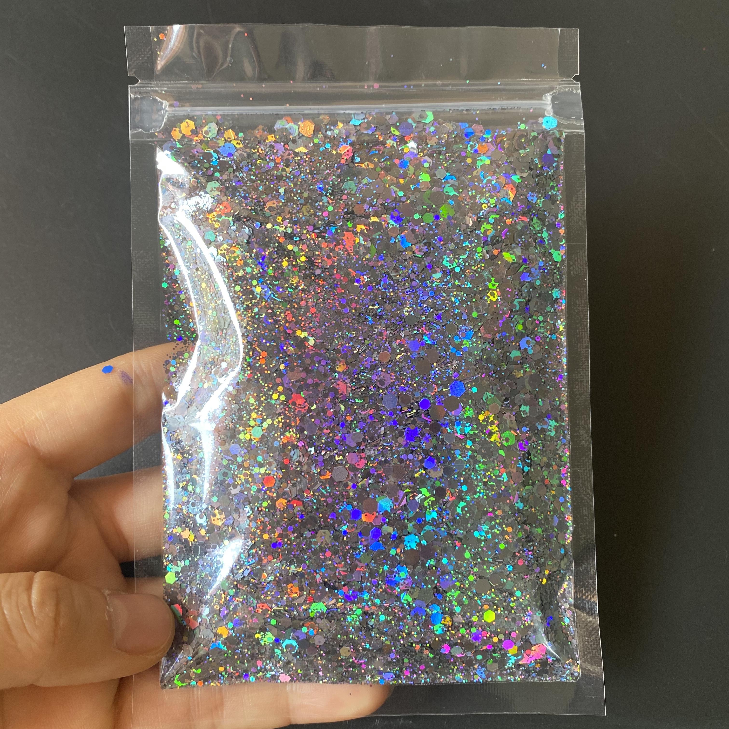Bright Holographic Colors Chunky Glitter Bulk