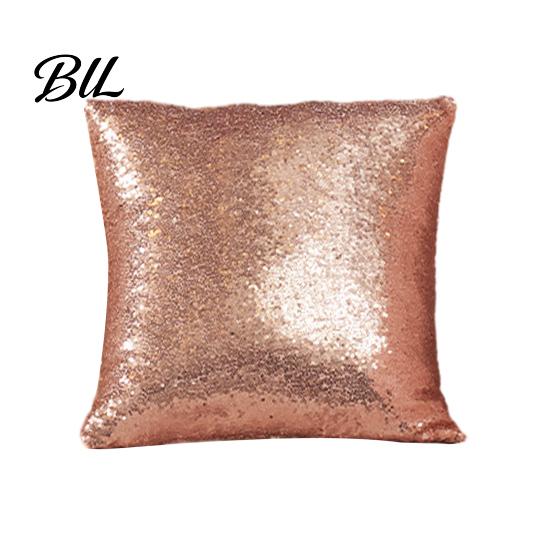 Washable Pillow Cover Pillowcase Sequins Decorative Cushion Modern Farmhouse Soft Touch Style for Sofa Bedroom Office Removable