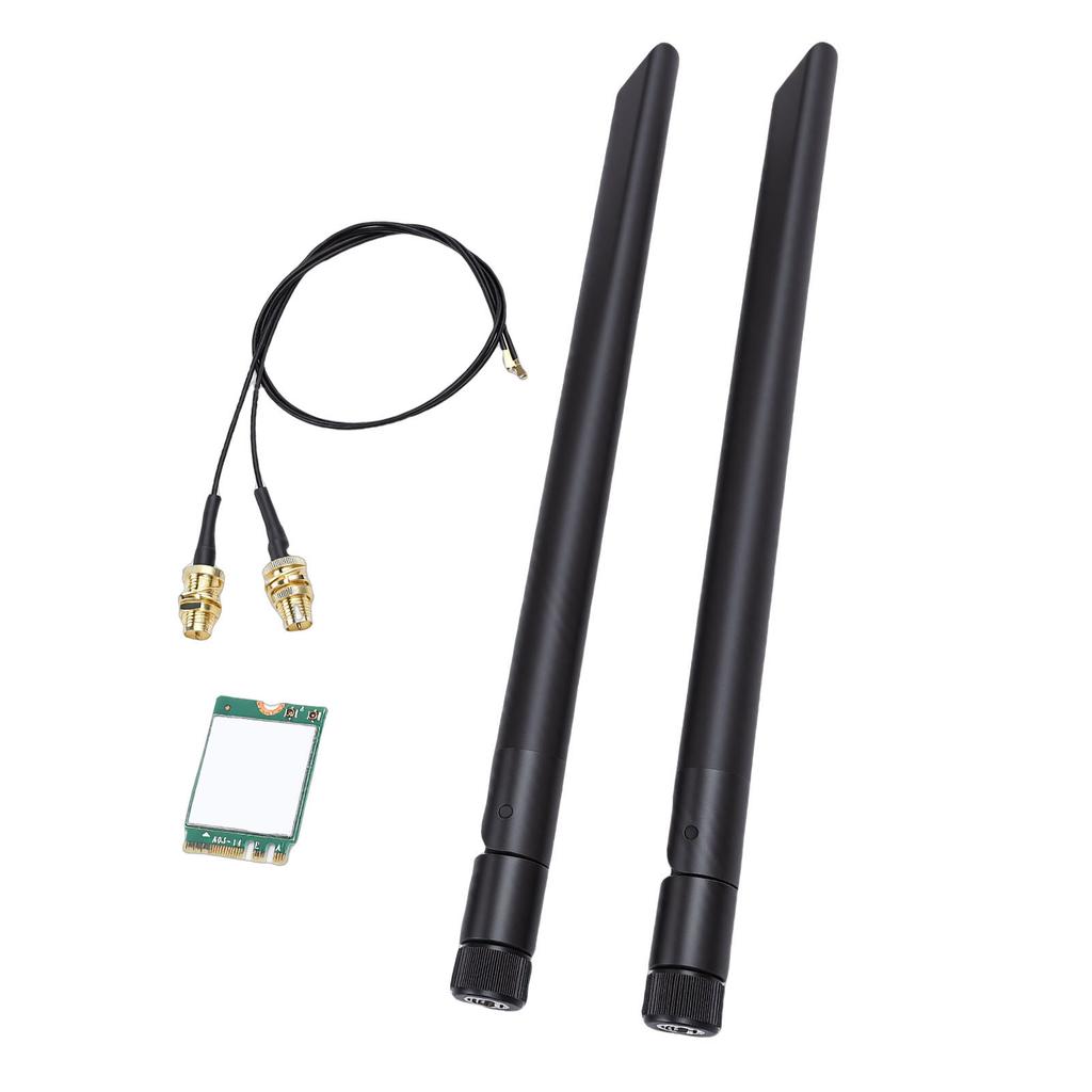AX1675X WiFi 6E M.2 Wireless Card 2.4G 5G 6G Triple Band 5.3 PC Adapter with Dual 8db Support for