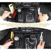 JWWY Update Gear Tray For 2018-2025+ Jeep Wrangler JL JLU & Gladiator JT 4Xe Gear Shift Shifter Storage Box Center Console Compartment Organizer Bin,