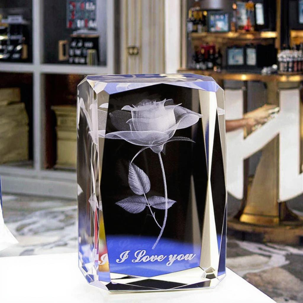 Professional 3D Laser Engraved Customizable Zodiac Constellation Crystal Trophies Ready to Ship for Christmas