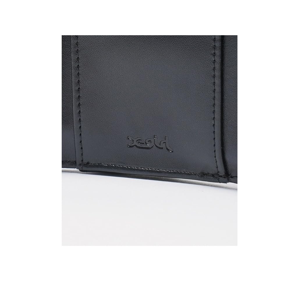 X-girl Mills Logo Faux Leather Mini Wallet (105253054012) Black, One Size