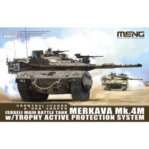 Mon Model 1/72 Israeli Main Battle Tank Merkava Mk.4M with Trophy Active Protection System Plastic Model M72-006 (Tank)