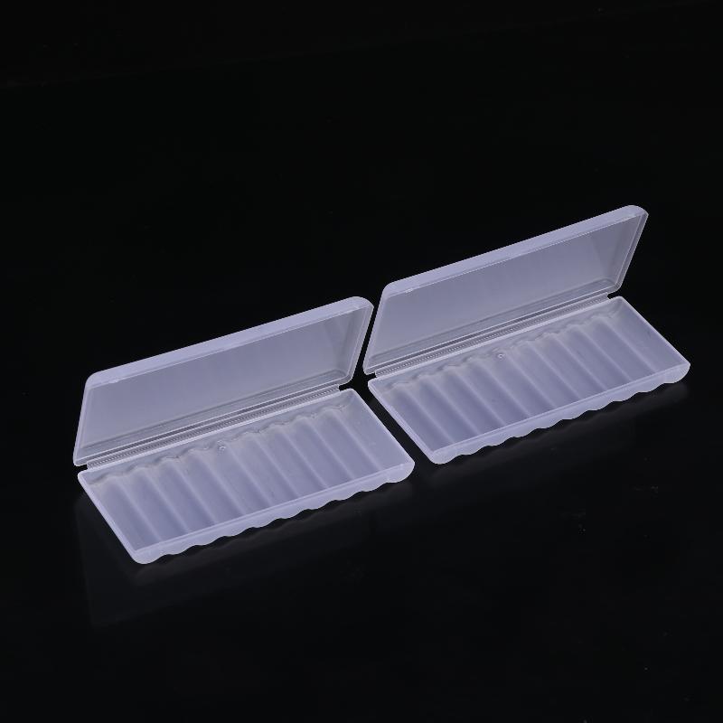 1/3/5Pcs Hard Container Holder Case 10 Slot Battery Storage Box For AAA Plastic Battery Organizer Accessories