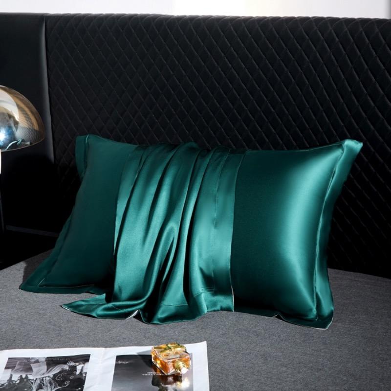 100% Maulbeerseide Luxus Natürliche Schwere Reine Seide Kissenbezug Sommer Kühle Seide Kühlendes Kissenhandtuch Kissenbezug Einzel Doppel