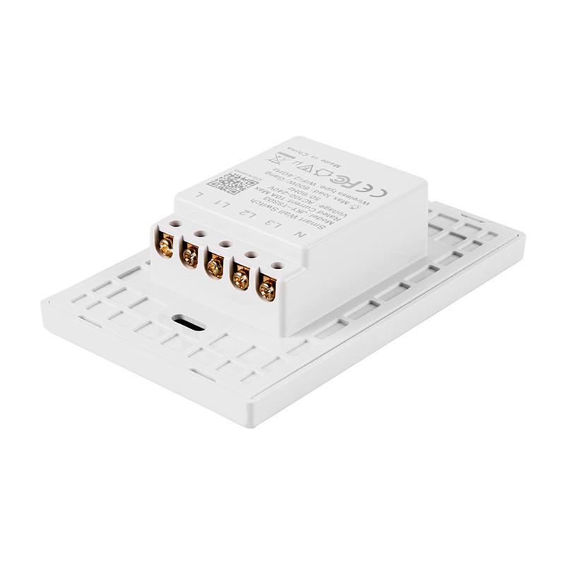 WiFi Doodle Smart Touch Wall Switch, Alexa-Compatible, US Standard, Timer Function, 1/2/3 Gang Options
