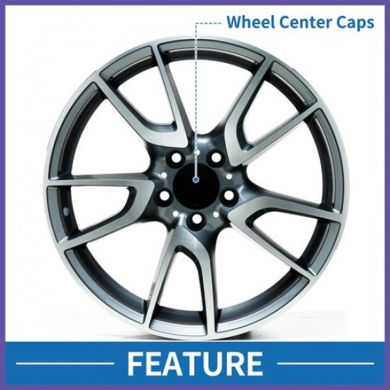 Wheel Center Hub Cap 69mm 272" Outside Diameter Chrome