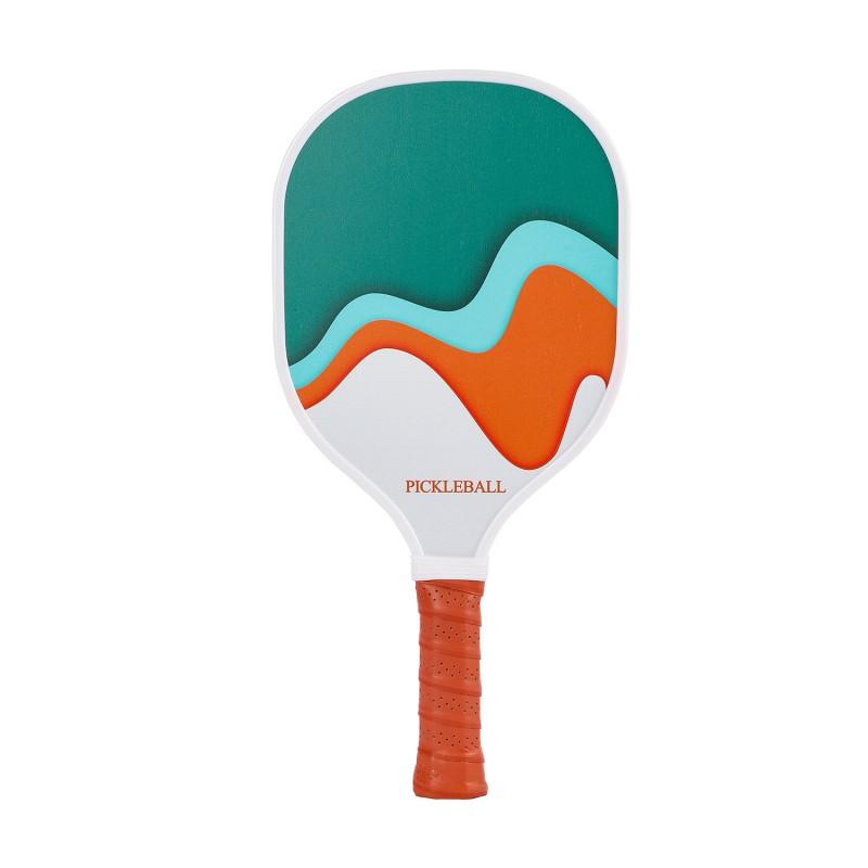 Wooden Pickleball Paddle Integrated PP Edge Outdoor Sports Racket