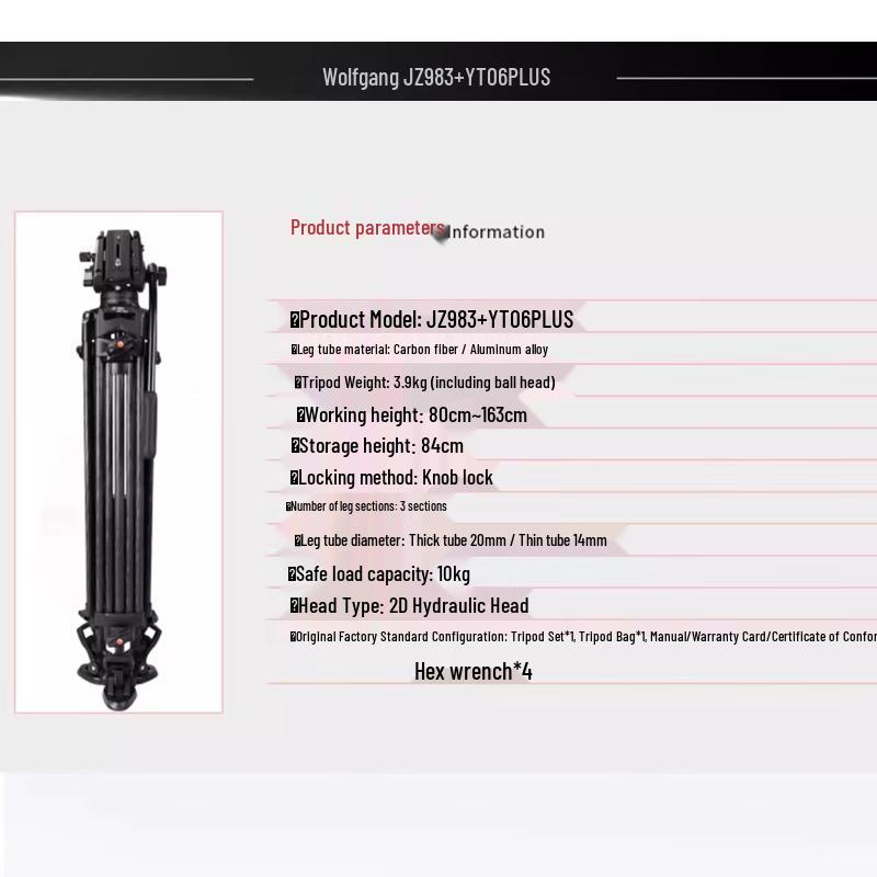 Wolfgang Camera Tripod Set for Live Streaming