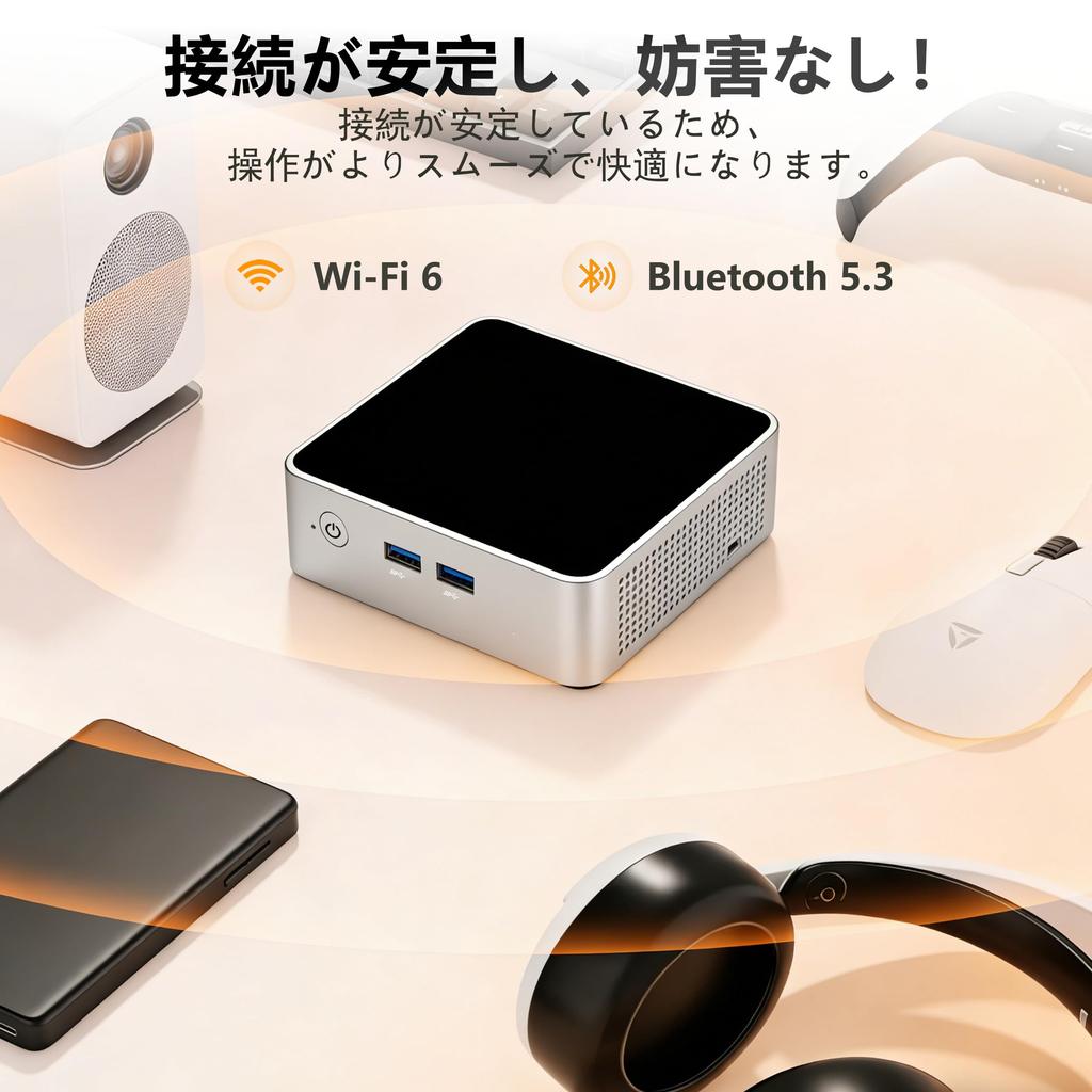 ERVPES M1 Mini PC Generation Core 16GB DDR4 512GB Windows 11 Pro Mini PC Dual HDMI Output WiFi 6 Wired LAN Compact Small PC Desktop Multifunctional