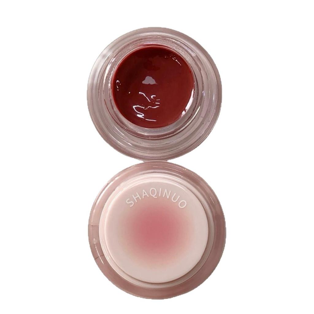 SHAQINUO Multi-use Moisturizing Brightening Cream: Lipstick, Eyeshadow, Blush - Low Saturation Whitening & Swelling Color Enhancer.