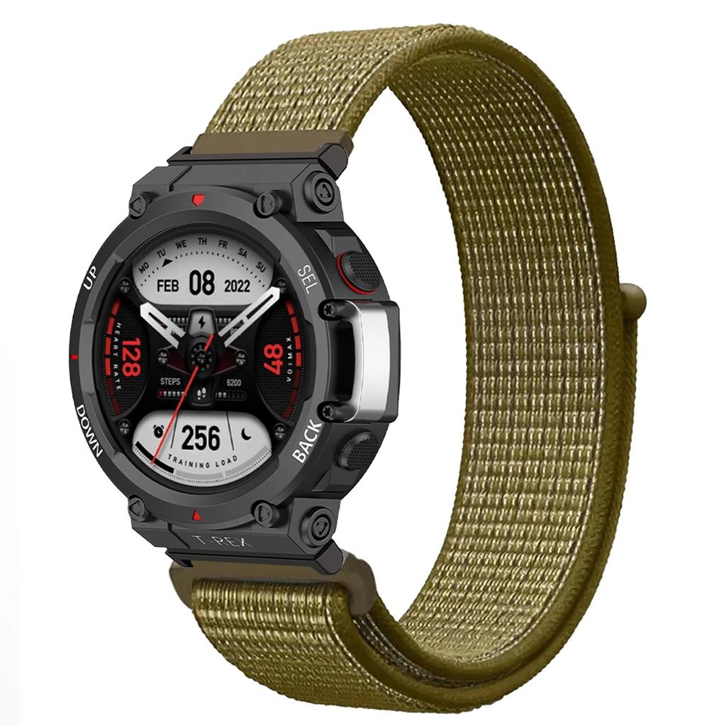 Nylon Loop Strap For Huami Amazfit T-REX 3/2 Smart Watch Band Women Men Bracelet For Amazfit T-Rex/T-Rex Pro Wristband Correa