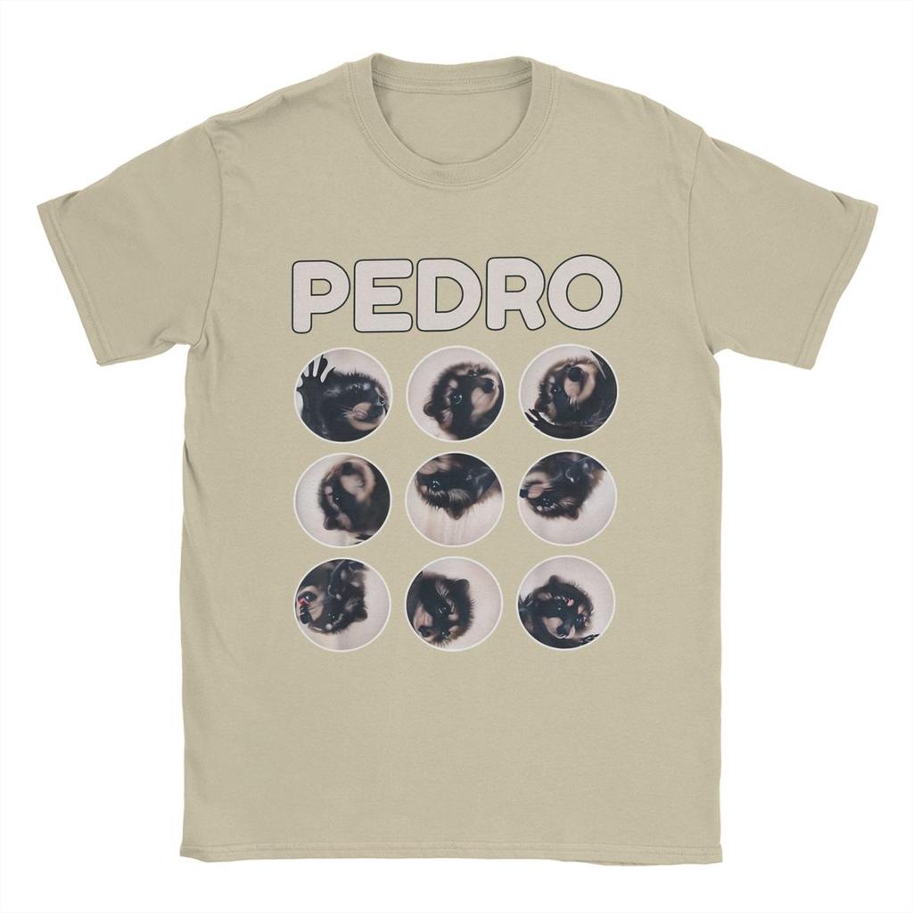 Tričko Funny Pedro Racoon Dance Meme pro muže Bavlněná trička s krátkým rukávem Tričko s krátkým rukávem Originální topy