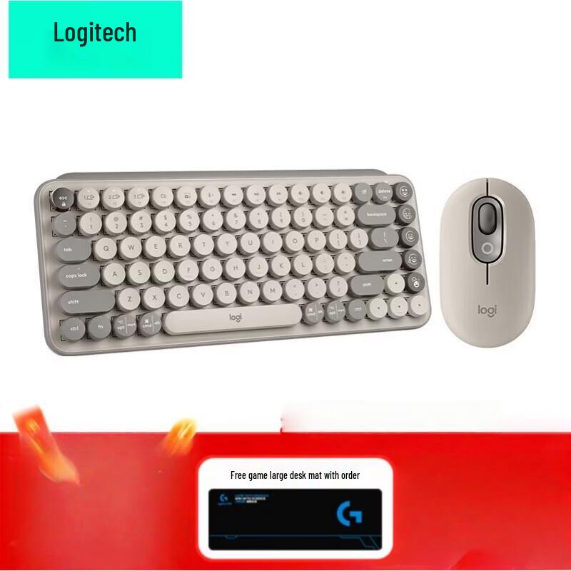 

Logitech G POP Keys Wireless Mechanical Keyboard and Mouse Combo