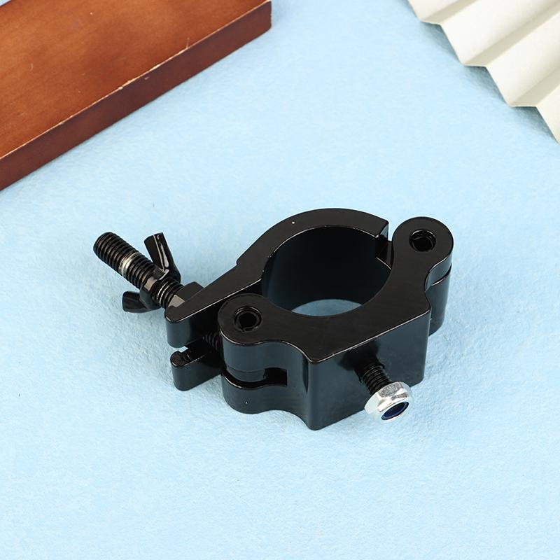 Aluminiowy Obrotowy Zacisk Kratownicowy do Rusztowań Hak do Świateł Scenicznych Zapięcie Jedno/Dwupierścieniowe Rura 18 - 52Mm Dla Maksymalnego Obciążenia 100Kg