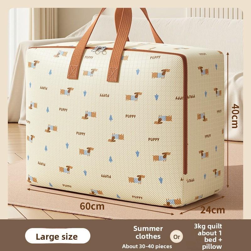 Oxford Cloth Duvet Storage Bag With Large Capacity For Moving And Bedroom Organization