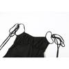 Damen Sommer Neckholder Sexy Rückenfrei Schlank Paket Hüfte Temperament Kleider