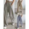 Fashion Women Trousers Casual Ladies Pants Stripe Casual Trousers Straight Pants