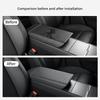 For Tesla Model YL 6 Seat Center Console Armrest Box Protect Cover Second Row Armrest Elbow Support Anti-Scratch Protection Case