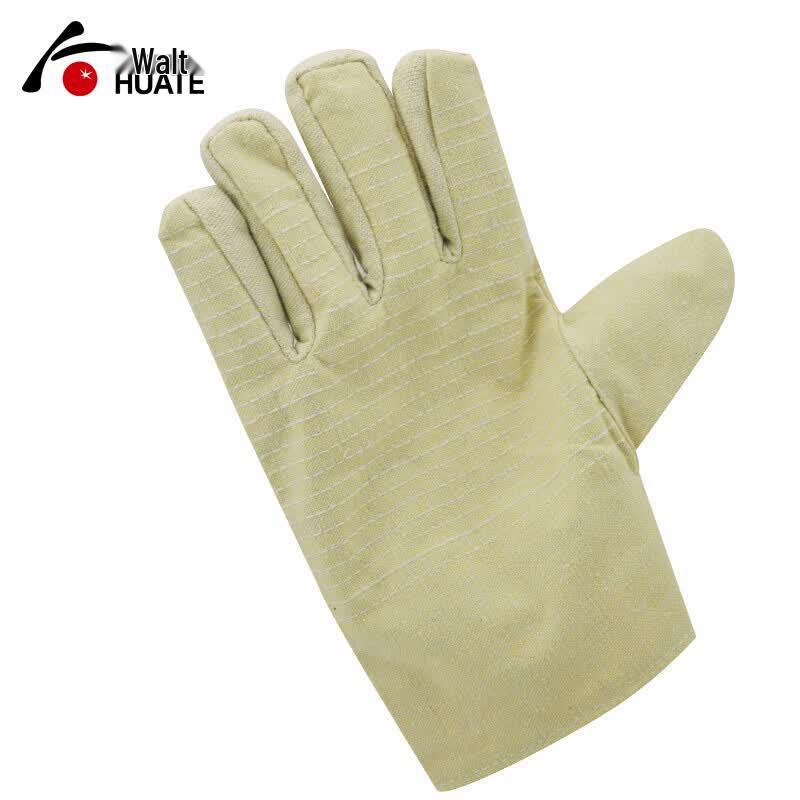Huater Double Layer Thick Canvas Work Gloves