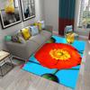 Poppy Red Flowers Carpet for Kitchen Floor Mat Bedroom Living Room Bedside Decor Area Rug Hallway Carpet Home Entrance Doormat