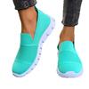 2025 Summer New Casual Single Shoes Breathable Mesh Round Head Comfortable Casual Shoes Women's Foreign Trade Large Size Women's Shoes
