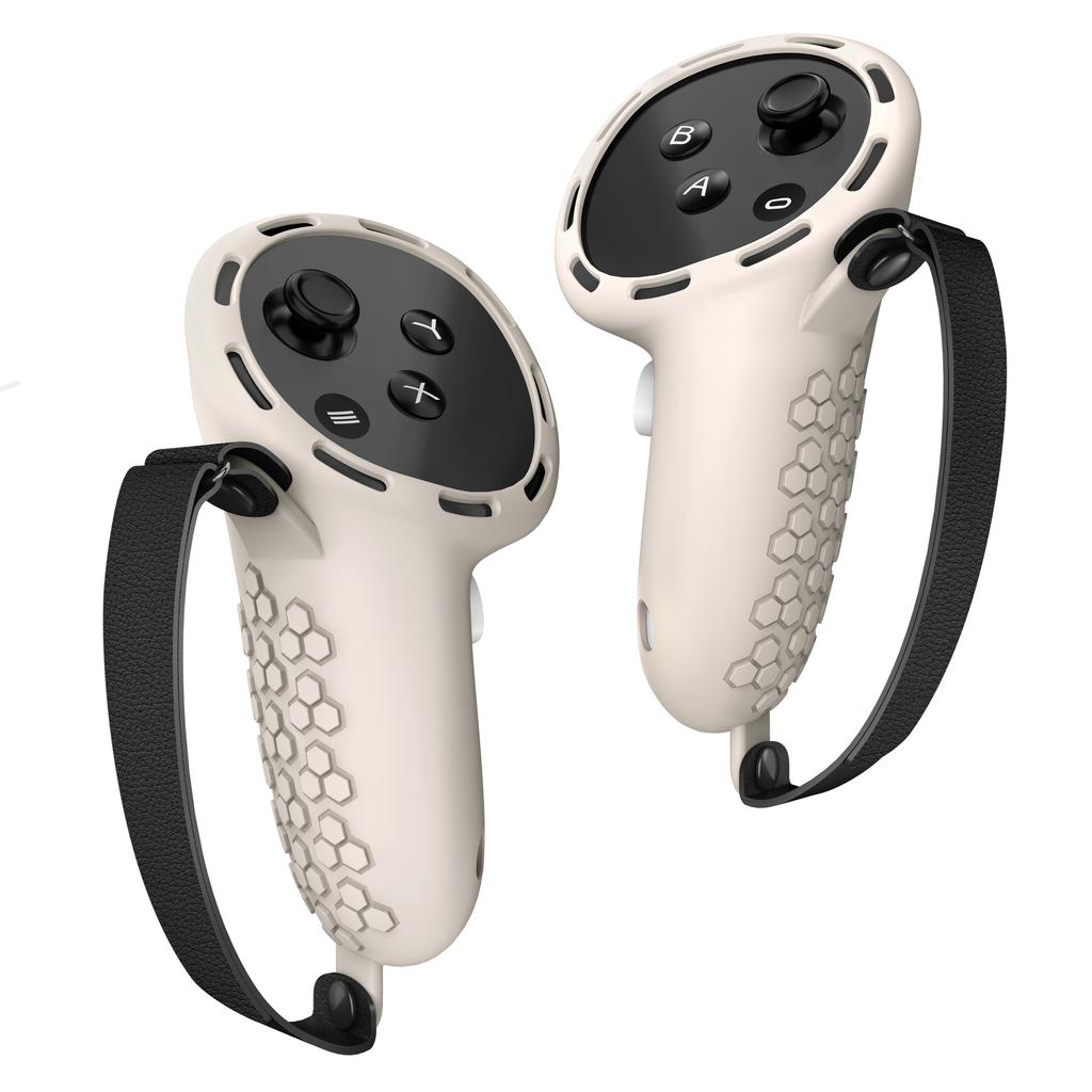 1 Pair Non-Slip Silicone Sleeve for Meta Quest 3/3S VR Handle Controller Case Cover