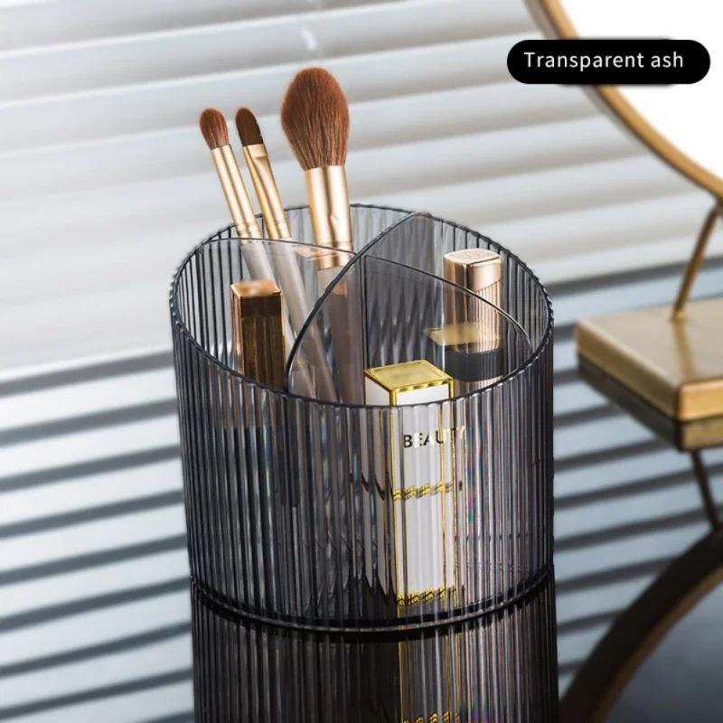 Transparent Storage Box Multi Grid Cosmetics Organizing Box Desktop Lipstick Makeup Brush Home Desktop Storage Organizer
