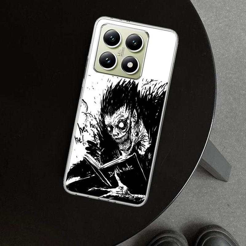 N-Note D-Death Anime Ryuk Phone Case Cover for Xiaomi Redmi Note 15 14 13 12 11 Pro Plus 14S 12S 11S 11T 11E 10S 10 Customized F
